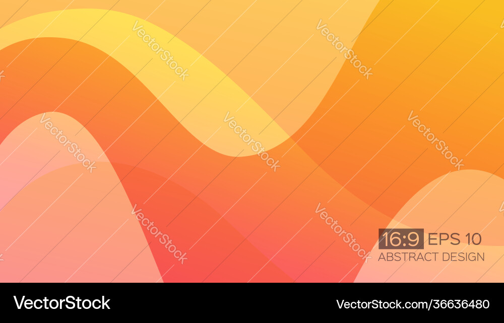 Orange abstract gradient background with soft Orange abstract gradient background with soft vector image