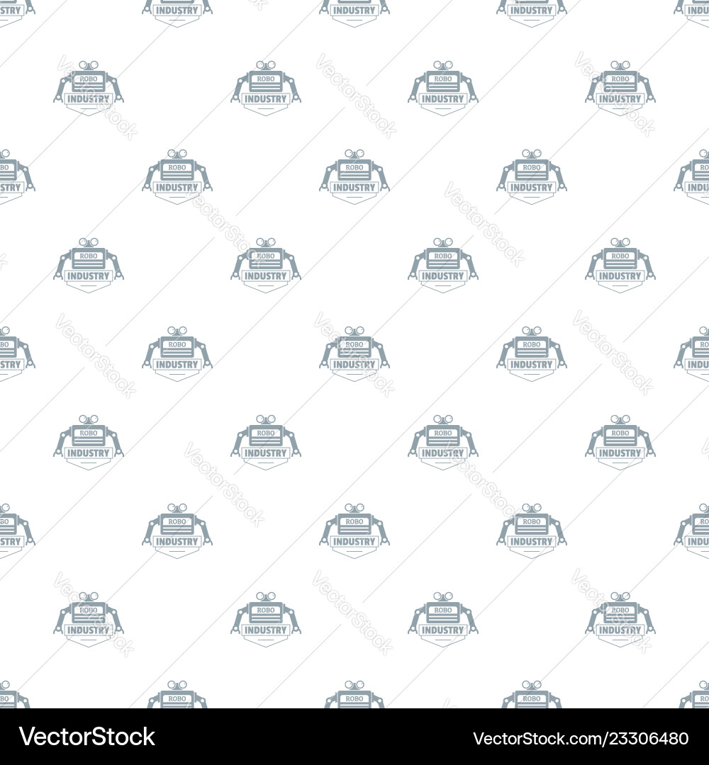 Robot pattern seamless Robot pattern seamless vector image