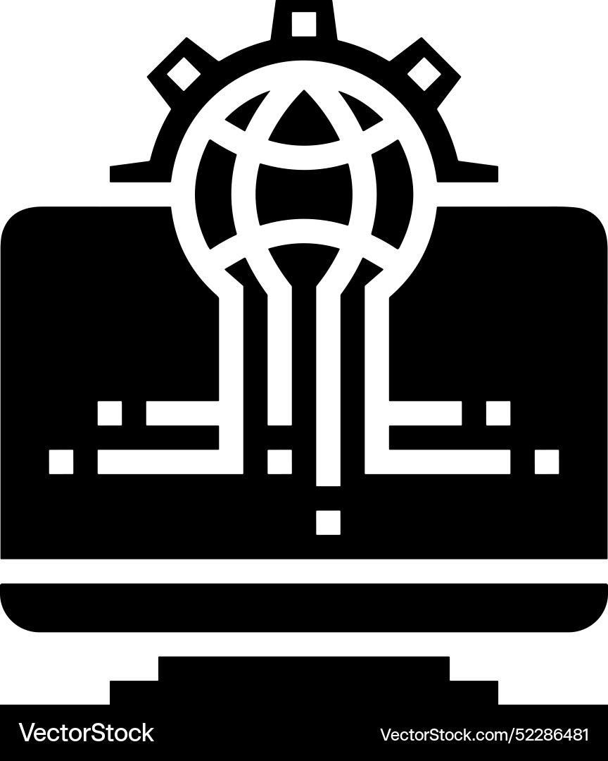 Technology and computer icon symbol image Vector Image