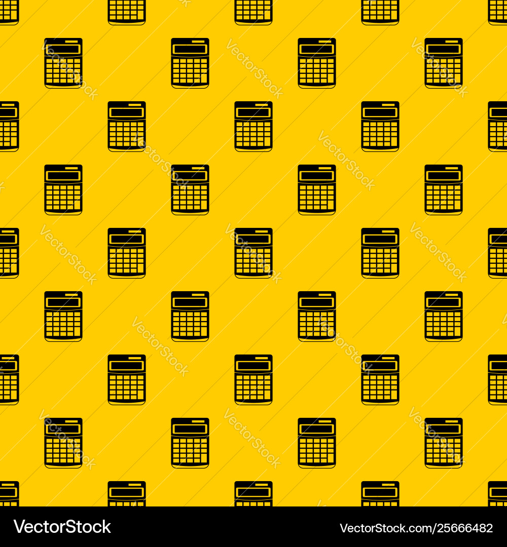 Calculator pattern Calculator pattern vector image