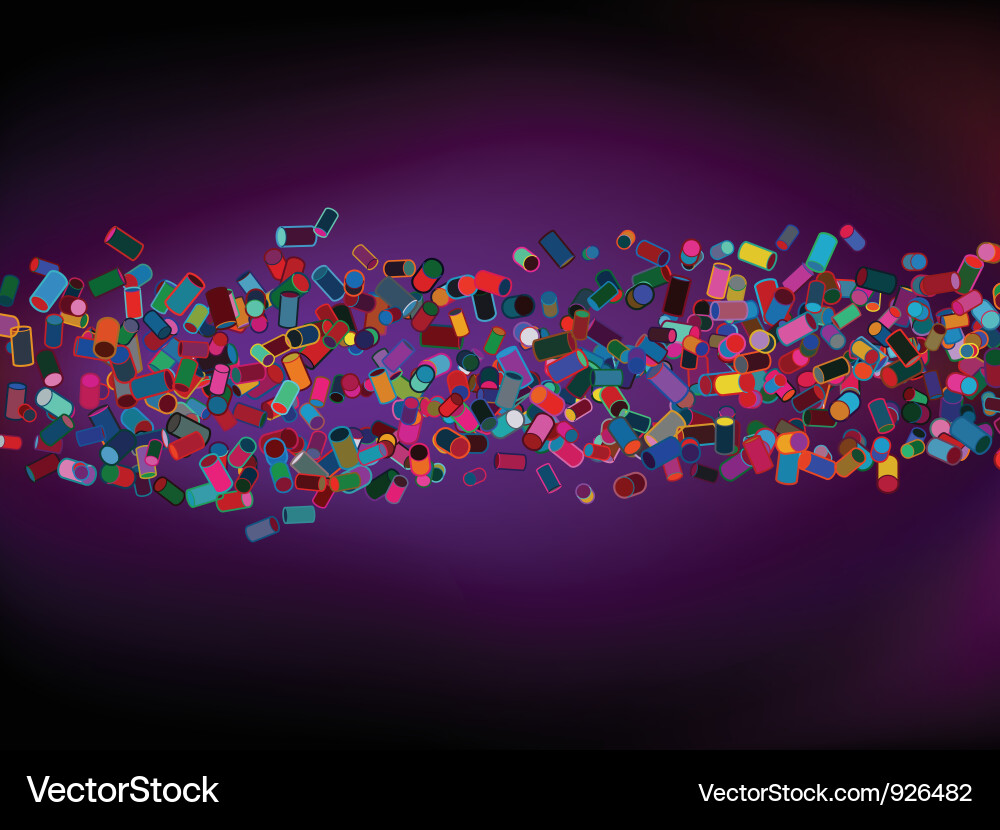 Dynamic Colorful Abstract Background vector image
