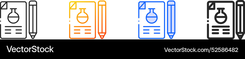 File iconthin linear gradient blue stroke File iconthin linear gradient blue stroke vector image