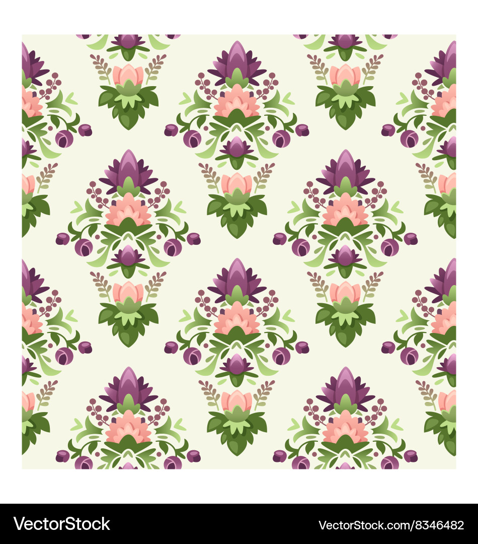 Floral Botanical Pattern vector image
