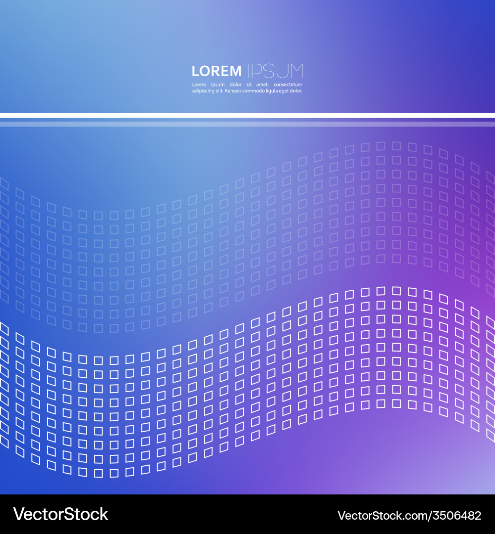 Modern abstract background with a dynamic pattern vector image