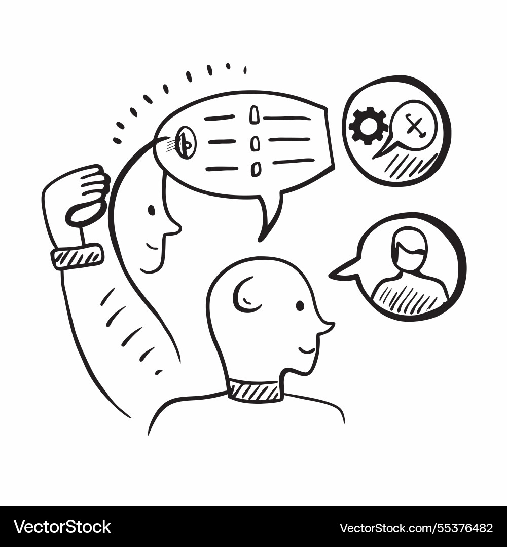 Support team with faq knowledge base concept Support team with faq knowledge base concept vector image