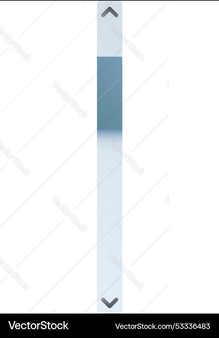 Vertikale Scroll-Bar mit Abschlussstatus Vertikale Scroll-Bar mit Abschlussstatus Vektorbild