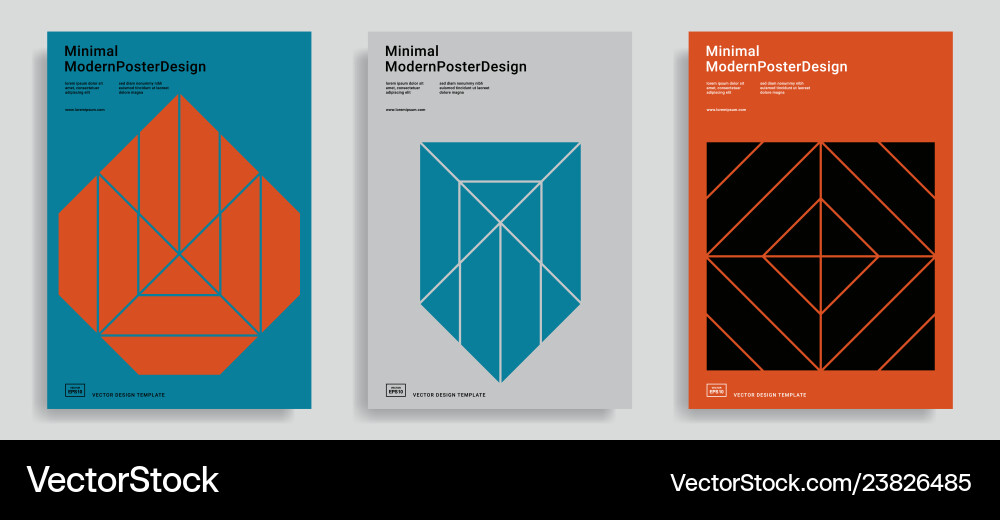 Design templates with simple geometric shapes Design templates with simple geometric shapes vector image