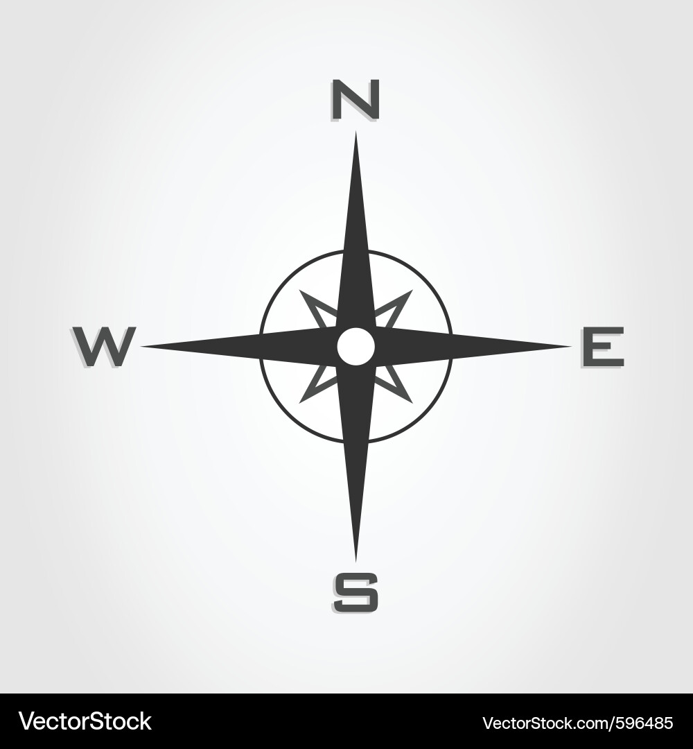Navigation Compass Vector Image