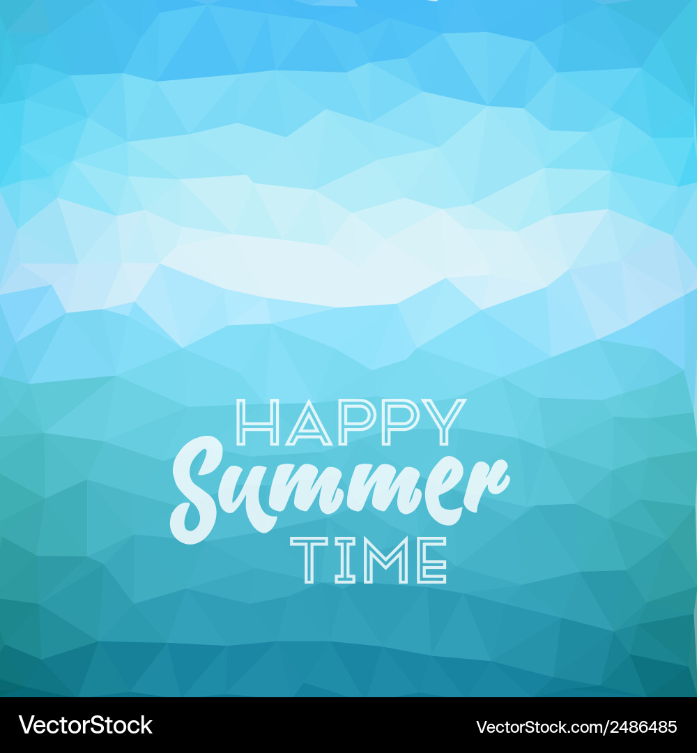 Summer tropical beach background Royalty Free Vector Image