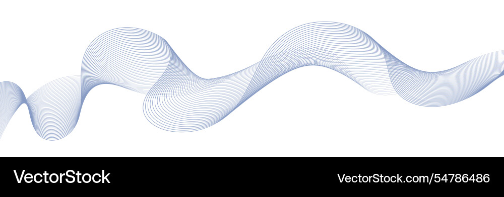 Abstract Flow Lines Background vector image