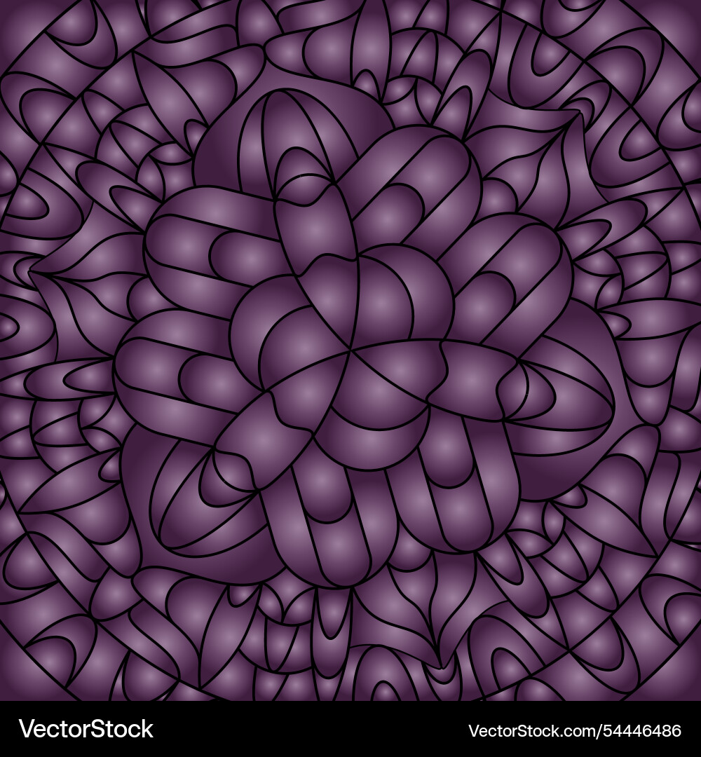 Abstract pattern of gradient shapes colorful vector image