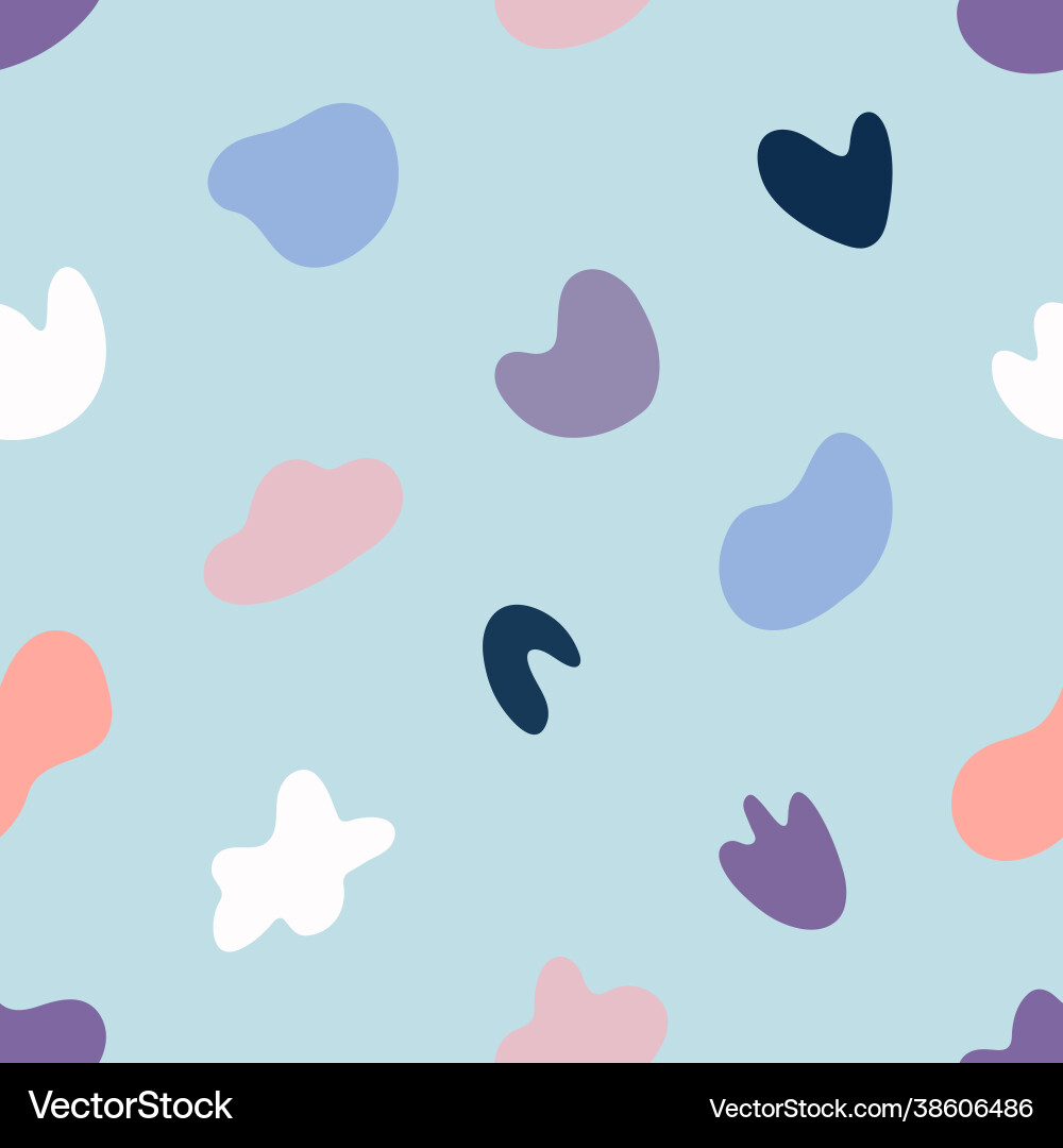 Simple seamless pattern with random shapes Simple seamless pattern with random shapes vector image
