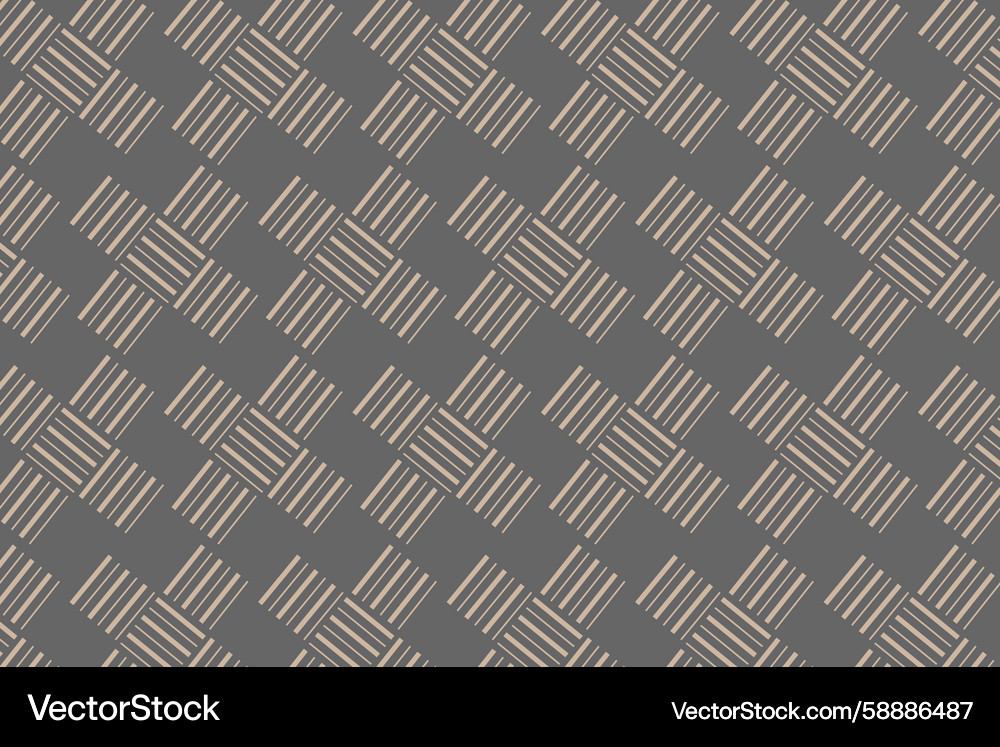 Linear luxe diagonal echo seamless pattern Vector Image