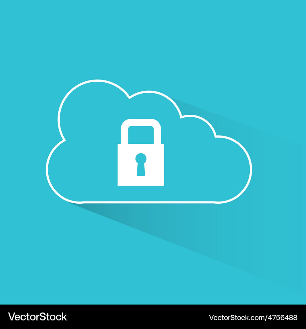 Cloud computing Vector Image