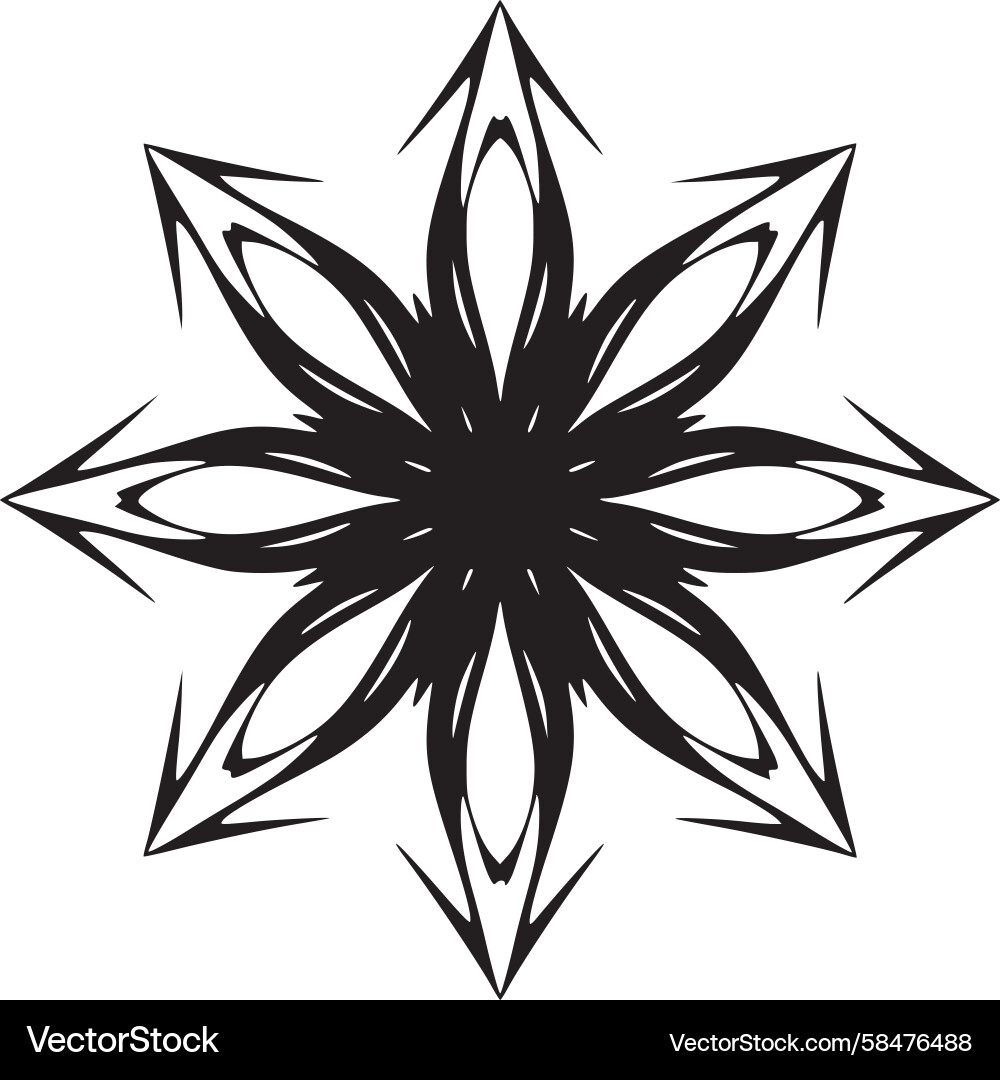 Dynamic Starburst Pattern Vector Image