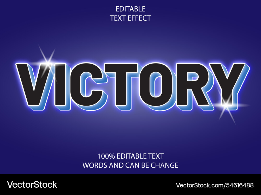 Editable text effect 3d emboss modern style Editable text effect 3d emboss modern style Vector Image