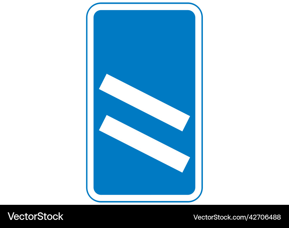 Exit marker vector image
