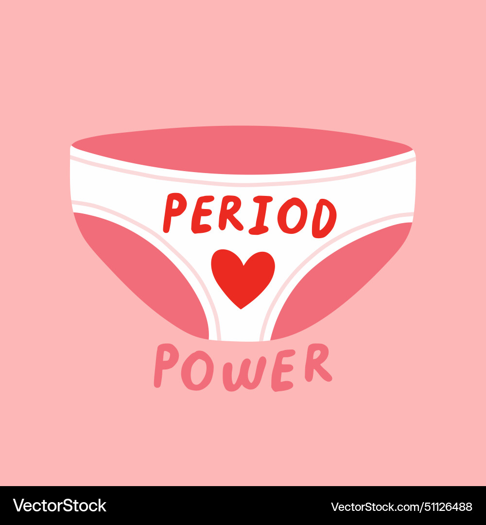 Menstruation lettering card menstrual cycle quote – Royalty-Free Vector |  VectorStock, image size:1000x1080
