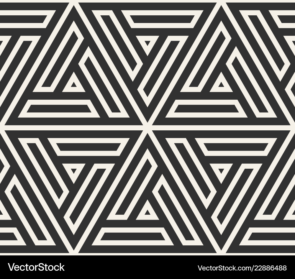 Modern Geometric Triangle Pattern vector image
