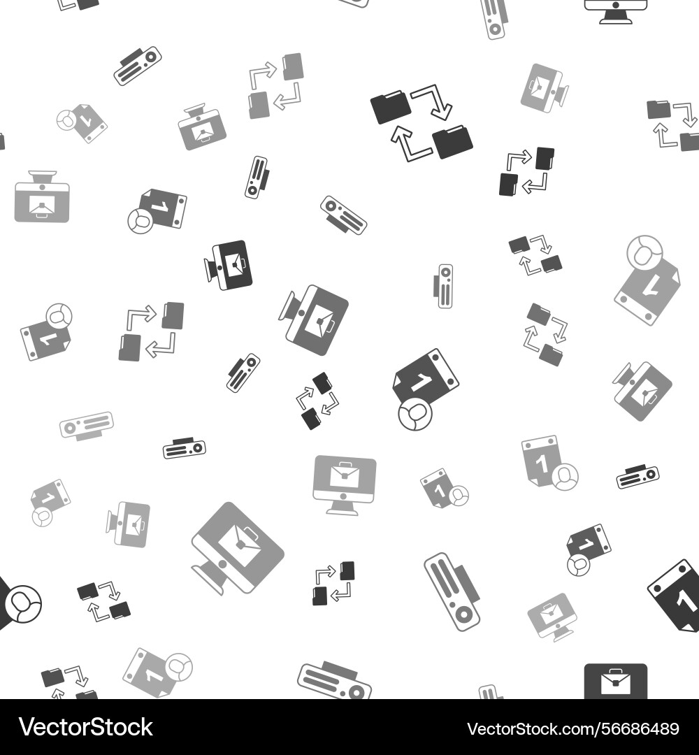 Set cloud storage document folder web camera time Set cloud storage document folder web camera time vector image