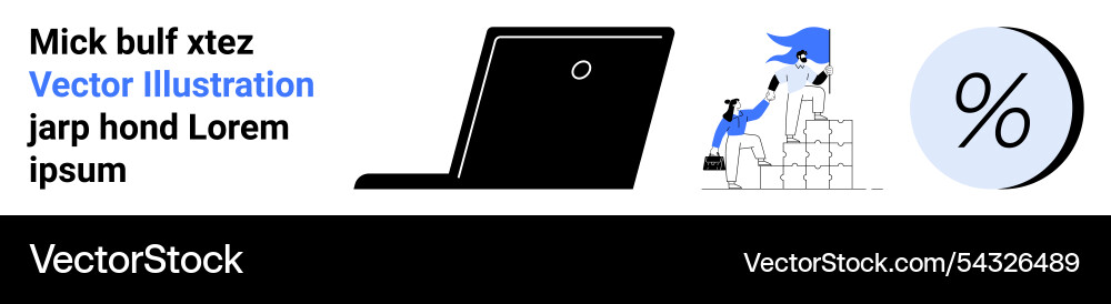 Workflow efficiency and analytics laptop team Workflow efficiency and analytics laptop team vector image