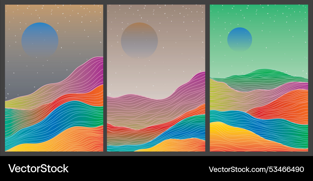 Japanese background with line wave pattern Vector Image