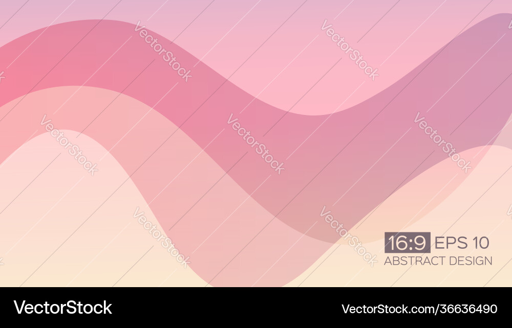 Pink abstract gradient background with soft wave Pink abstract gradient background with soft wave vector image