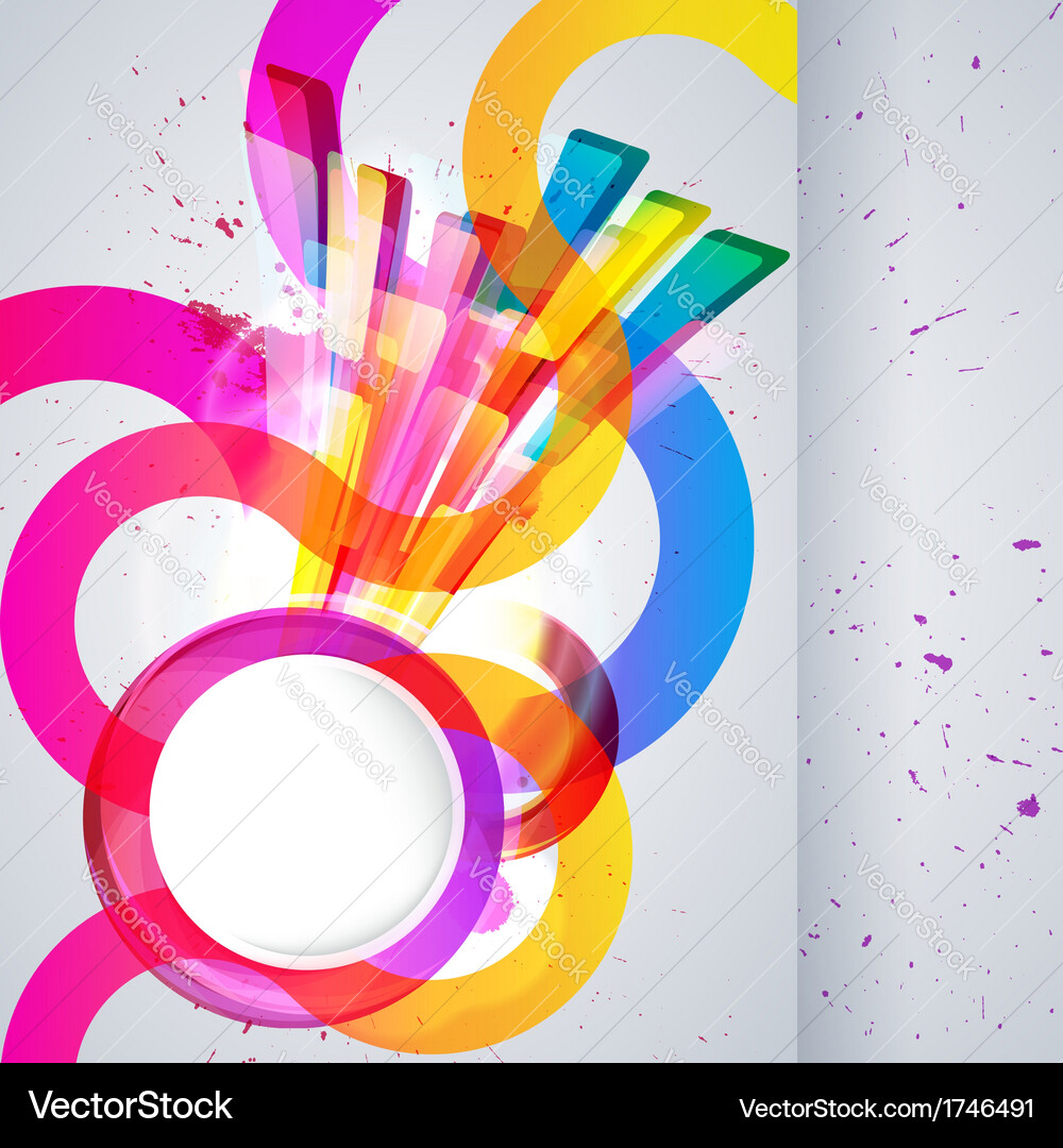 Abstract background with design elements Vector Image