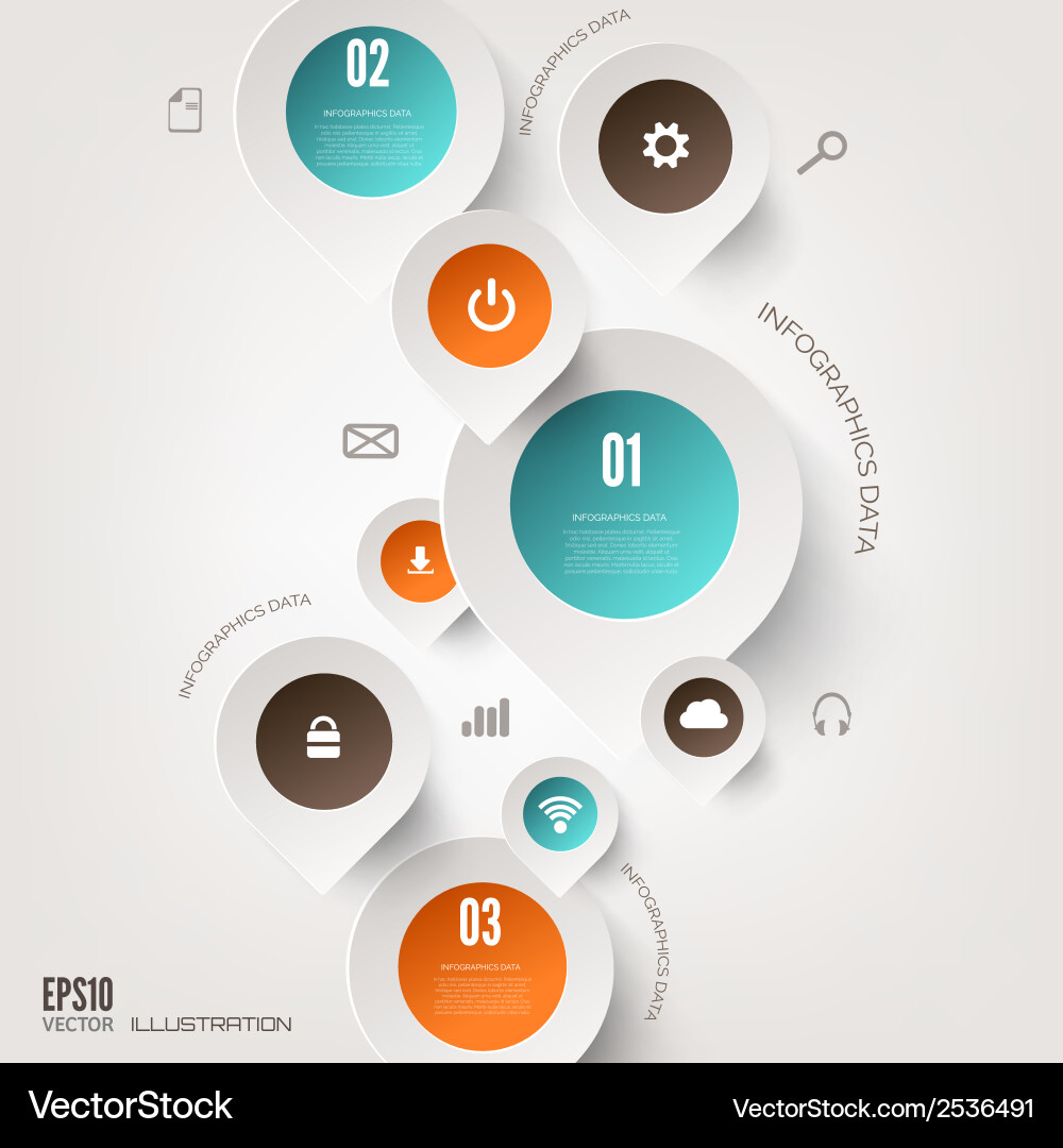 Cloud computing background with web icons social vector image