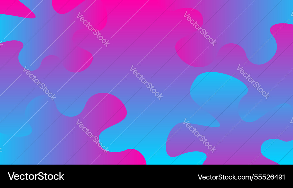 Purple blue gradient with blob free form shape Purple blue gradient with blob free form shape vector image