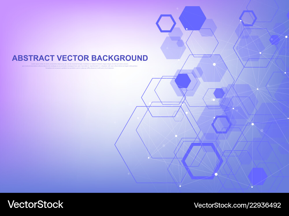 Abstract hexagonal background with waves Abstract hexagonal background with waves Vector Image