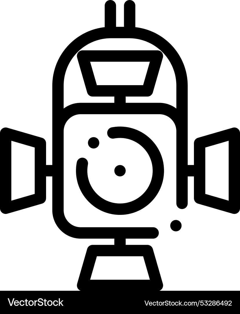 Electronics icon thin linear style design Electronics icon thin linear style design vector image