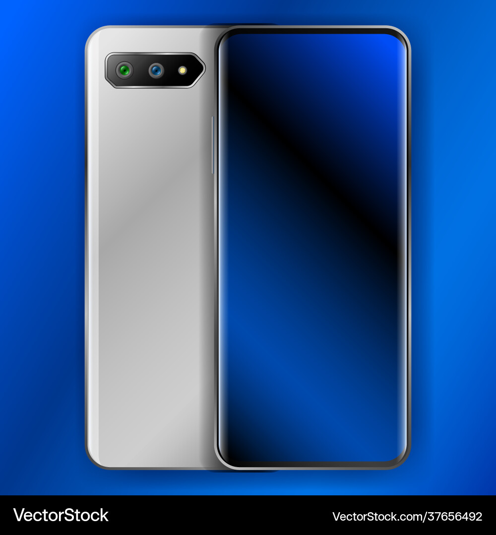 Poco realistic smartphone objects vector image