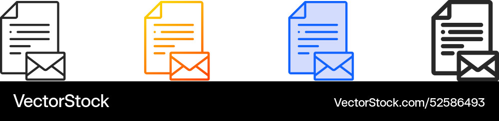 File iconthin linear gradient blue stroke File iconthin linear gradient blue stroke vector image
