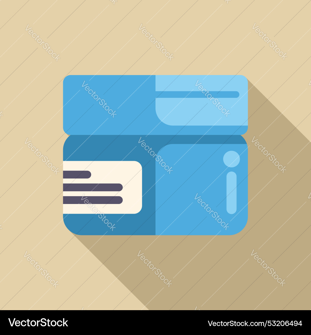 Blue cosmetic cream jar with label for branding Blue cosmetic cream jar with label for branding vector image