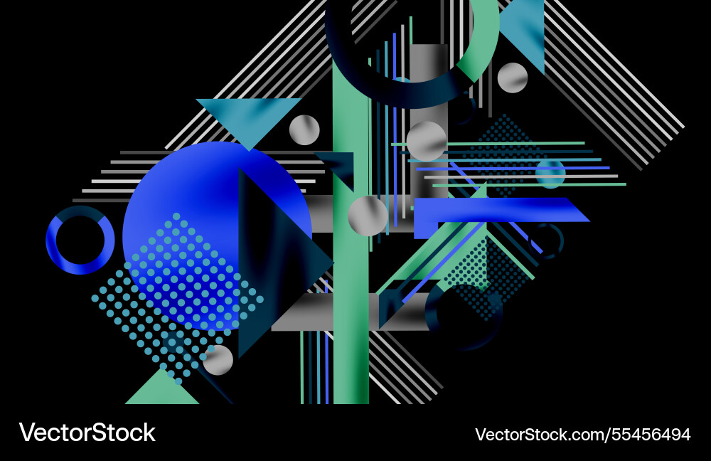 Geometric background showcasing sharp lines Vector Image