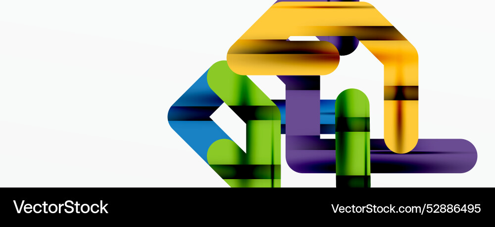 Dynamic colorful lines minimal abstract background Dynamic colorful lines minimal abstract background Vector Image