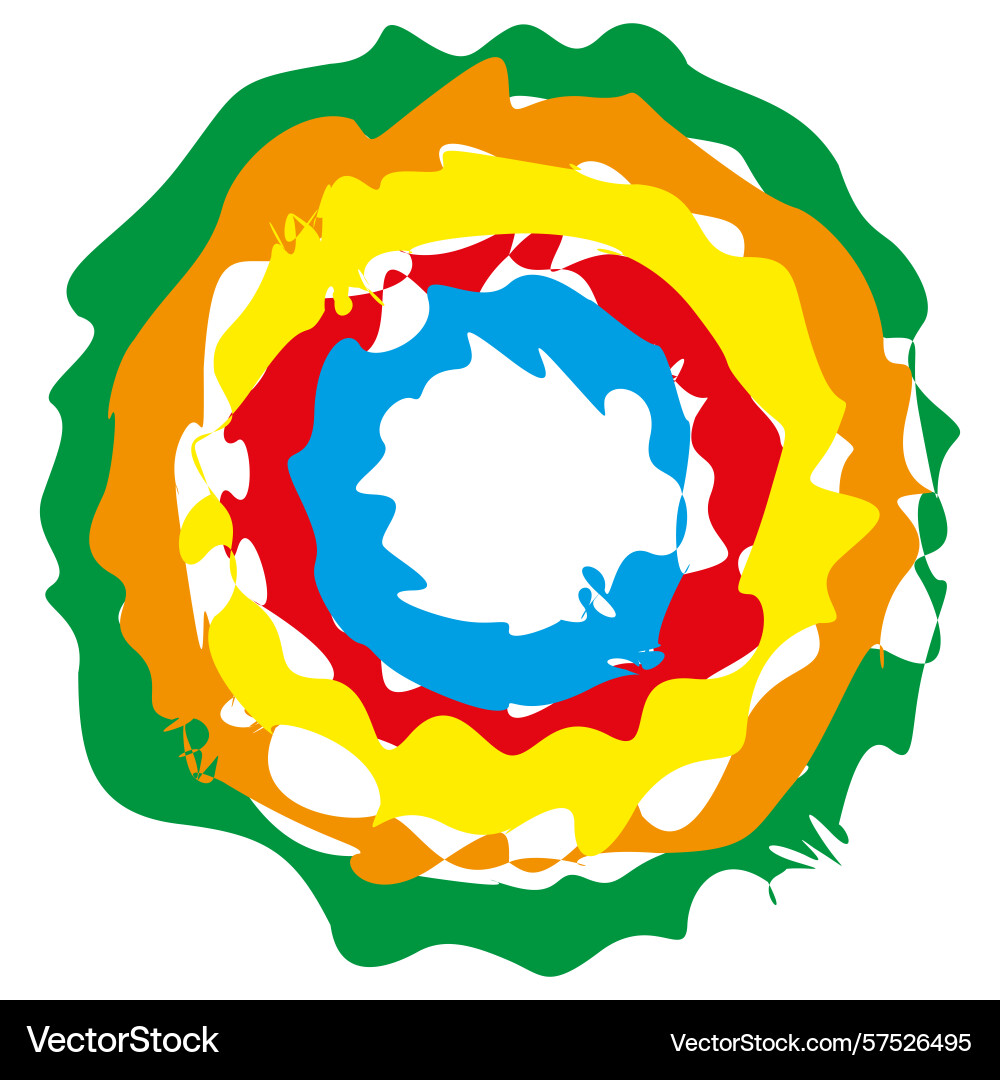 Vibrant circular pattern abstract colorful design Vibrant circular pattern abstract colorful design Vector Image