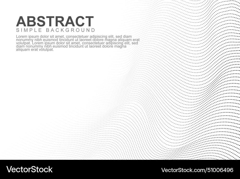 Simple modern background design with dash lines Simple modern background design with dash lines vector image