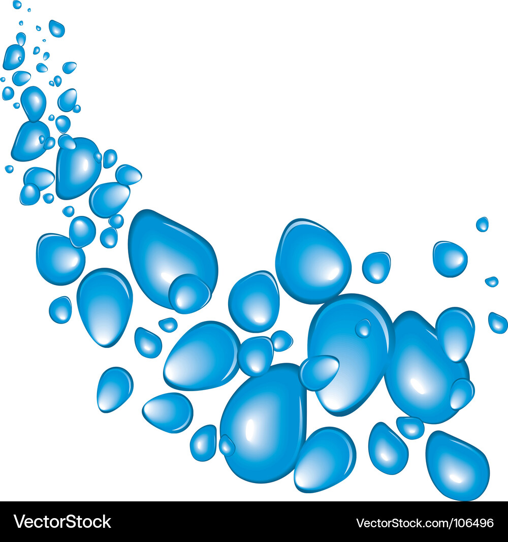 Water droplet Vector Image