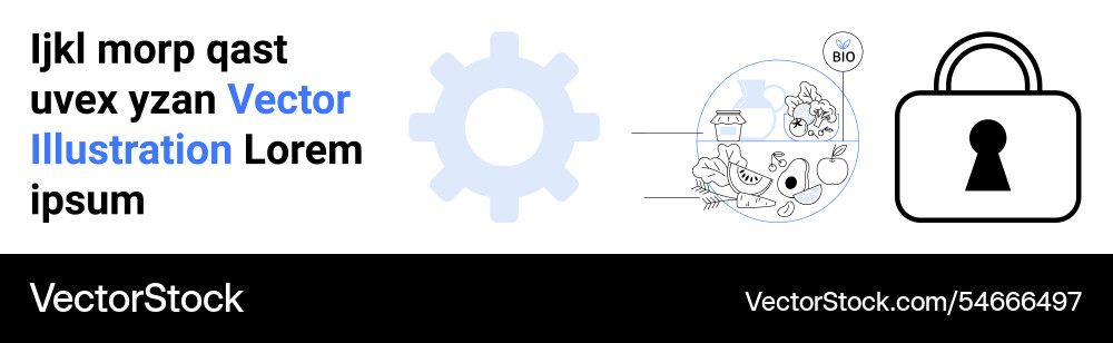 Online data security and bioinformatics Online data security and bioinformatics vector image
