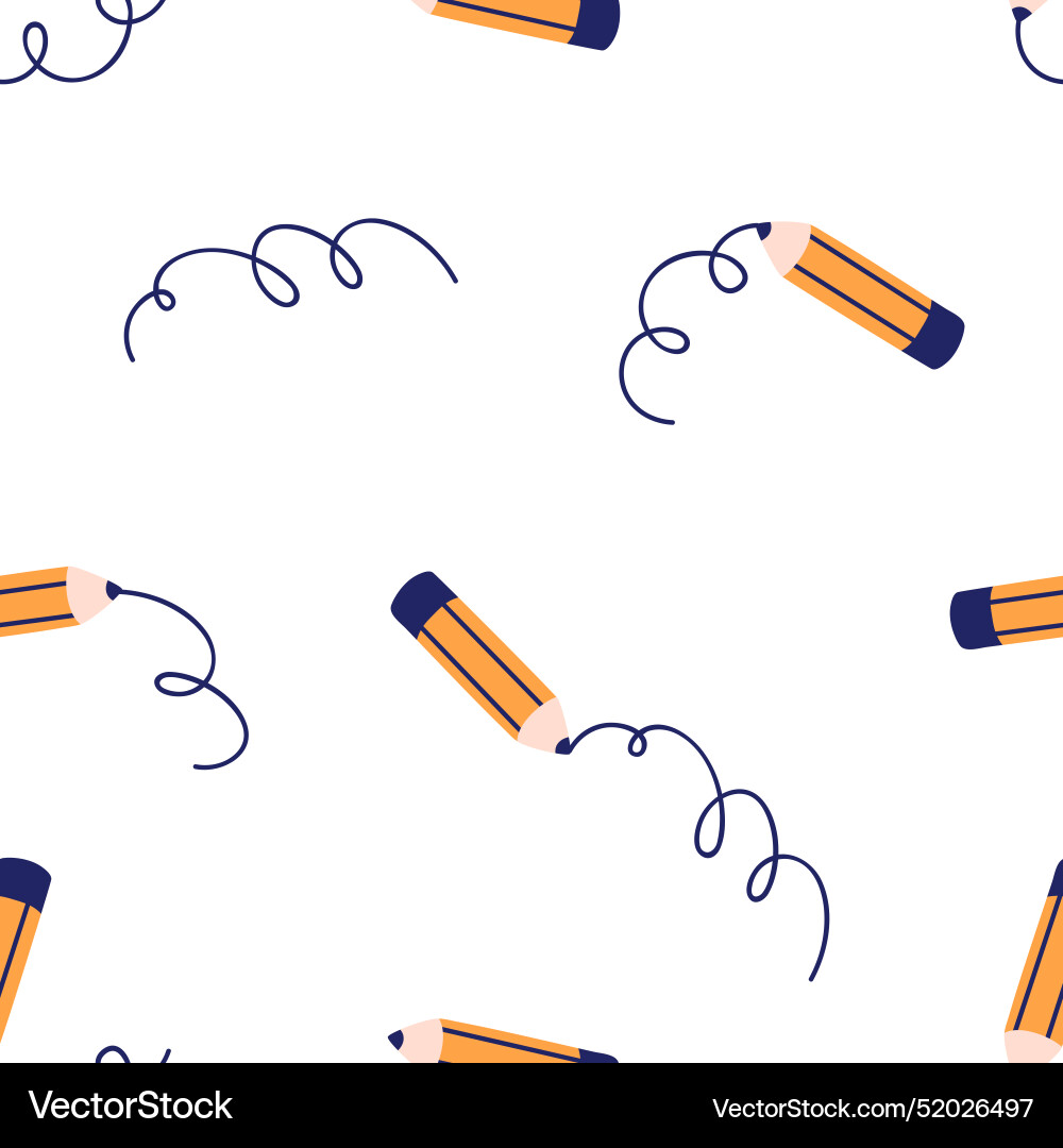Pencil Scribble Pattern vector image