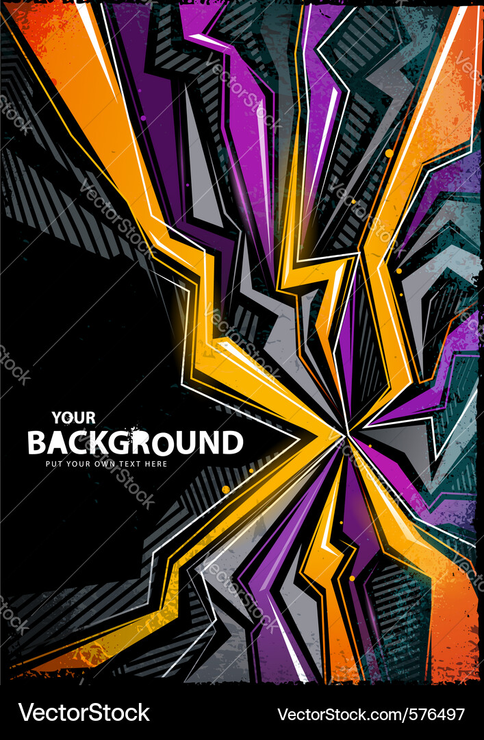 Street Art Backdrop Vector Image