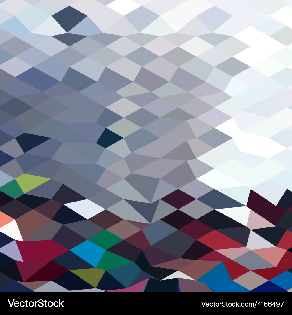 Tidal wave abstract low polygon background Vector Image