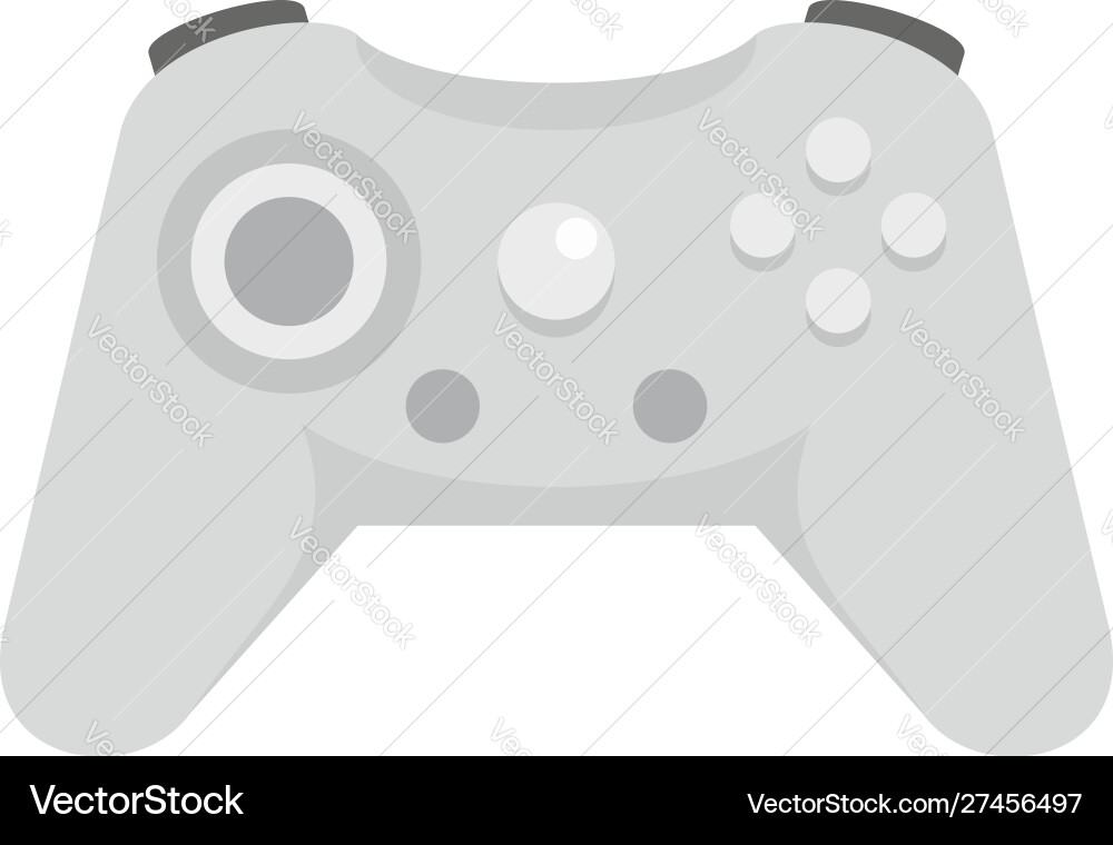 Wireless controller icon flat style Wireless controller icon flat style vector image