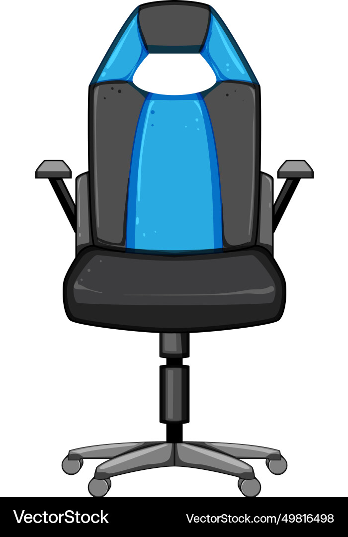 Entertainment game chair cartoon Entertainment game chair cartoon vector image