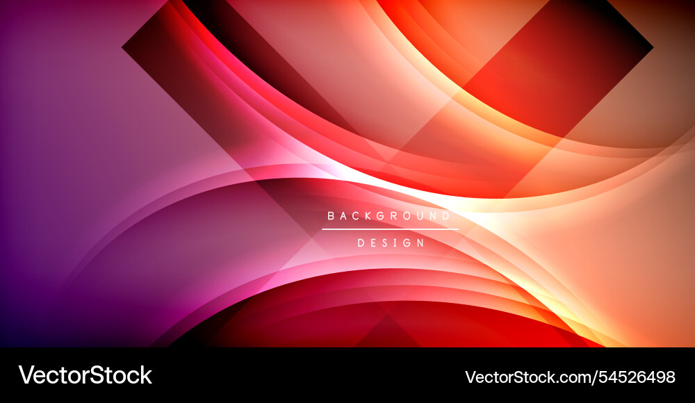 Expressive poster with shadow lines features Vector Image