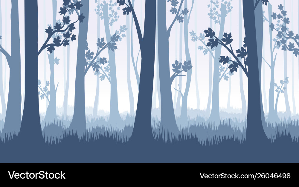 Forest Tree Pattern vector image