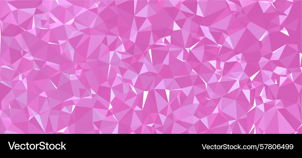 Abstract background dark pink polygon pattern low Vector Image