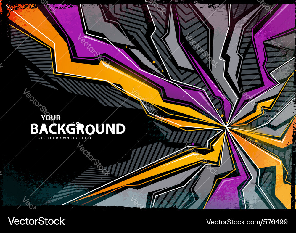 Abstract Street Art Background vector image